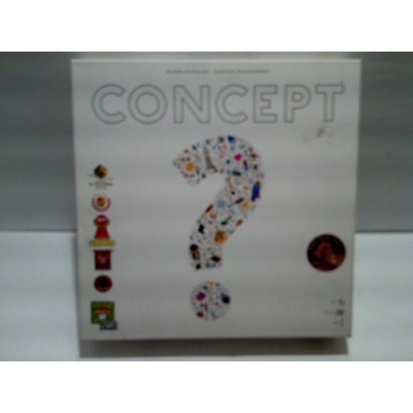 Concept- Deduction Party Game- Repos Productions Open Box Pieces Still Sealed - Picture 1 of 9